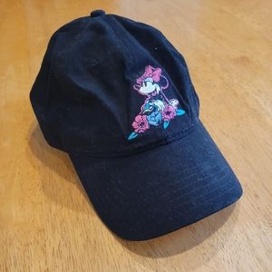 EUC VINTAGE Disney black And Pink Minnie Mouse Dad hat